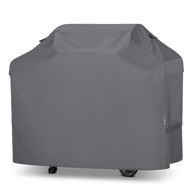 Unicook 55 Inch Grill Cover for Outdoor Grill, Heavy Duty Waterproof Gas BBQ Cover, Outside 3-4 Burner Barbecue Covering for Weber, Char-Broil, Nexgrill, All Weather Resistant, Grey - Image 1